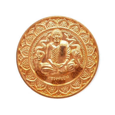 Thai amulets Rien Coin Phra Narai Patiharn Mahathep runjuan Love Charm Good Fortune Lp Kalong Lp Aun Lucky Charm Pendant