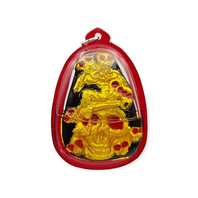 Thai amulets occult sorcery Prai Koaw Koti, Ammata Lanna edition Lp. Chalerm. Super lucky bring wealth good fortune Lucky Pendant