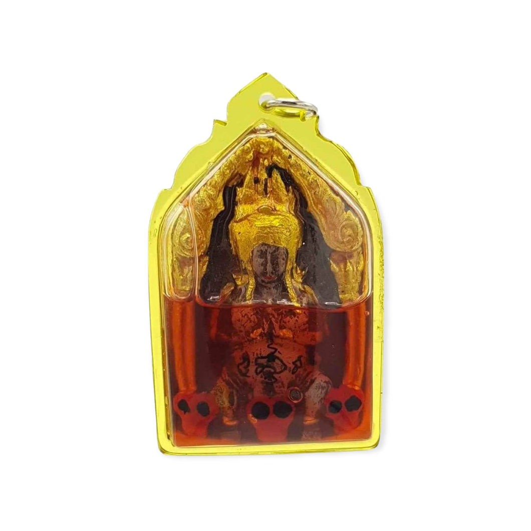 Thai amulet Prai Nang Pim Super powerful Metta Maha Saneah Strong love attraction. Help with business, windfall wealth and lucky fortune. Protection charms pendant necklace Genuine Occult Sorcery