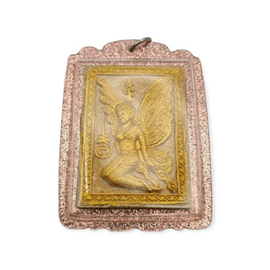 Thai amulet Goddess Mont Salika Business Wealth Lucky Charm Pendant Authentic Business Talisman