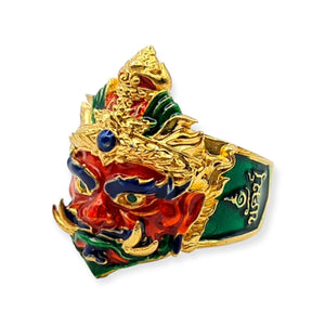 Thai amulet ring Taowesuwan Tanaysuan Edition Lp Phat Protection Bring Wealth Lucky Charm Pendant Genuine Authentic