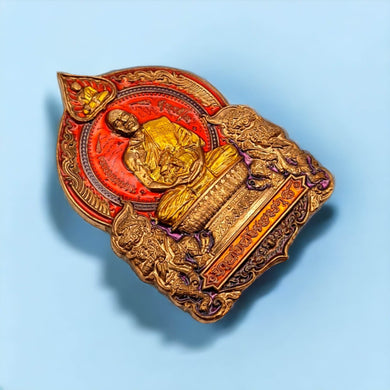 Thai amulet rian Nungphan Thong Chana Marn edition Lp Thong Wat Banrai Lucky Protection Win Over Rival Enemy Genuine Holy blessed