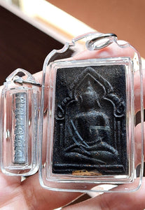 Thai amulet phra khun paen miamak Kruba Beng Lucky Love Charm Pendant Authentic