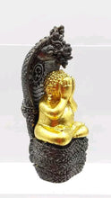 Thai amulet Phra Pidta Nakkarah King of Naga blessed by Lp Khumbu, Wat Viharn J-Dee Sri Chompu. Alpaka material