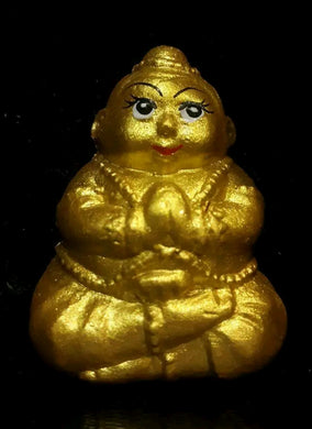Thai amulets Kuman Thep Montra Back with Holy lucky Dice, Hand written Yantra