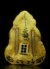 Thai amulets Kuman Thep Montra Back with Holy lucky Dice, Hand written Yantra