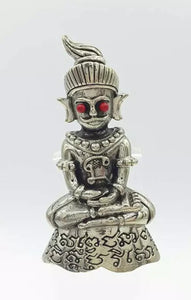 Thai amulets Por Ngang / Phra Ngang Joa Saneh San Montra by Kruba Thammanunee Lucky Buddha pendant Success in Love , Grant wishes