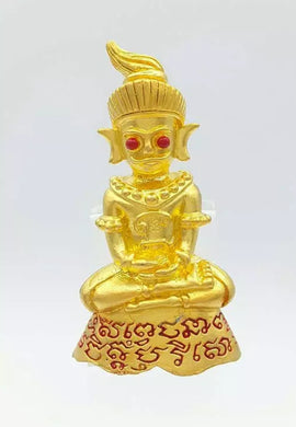 Thai amulets Por Ngang / Phra Ngang Joa Saneh San Montra by Kruba Thammanunee Lucky Buddha pendant Success in Love , Grant wishes