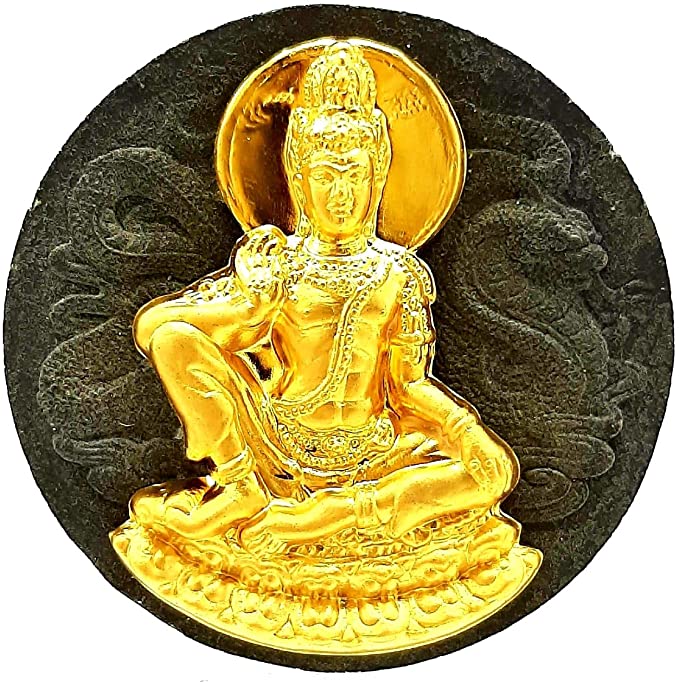 Thai Amulet for Wealth Phra Jatukam Ramathep Koteruay BE 2550 Grant Wishes Protection Charm