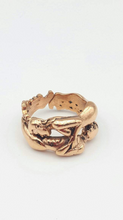 Thai amulets ring Inn-Ku Hugging for love attraction, success in love blessed by Lp Nearkeaw. Copper material, adjustable ring free size