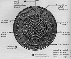 Thai amulets Phra Jatukam Ramathep Sombat Jakkaphat Prototype 9 cm. BE 2549 Lucky Charm Bring Success Wealth Protection